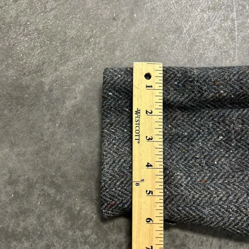 Vintage Levi's Menswear Herringbone Tweed 100% Pure Wool Coat Blazer Made in USA